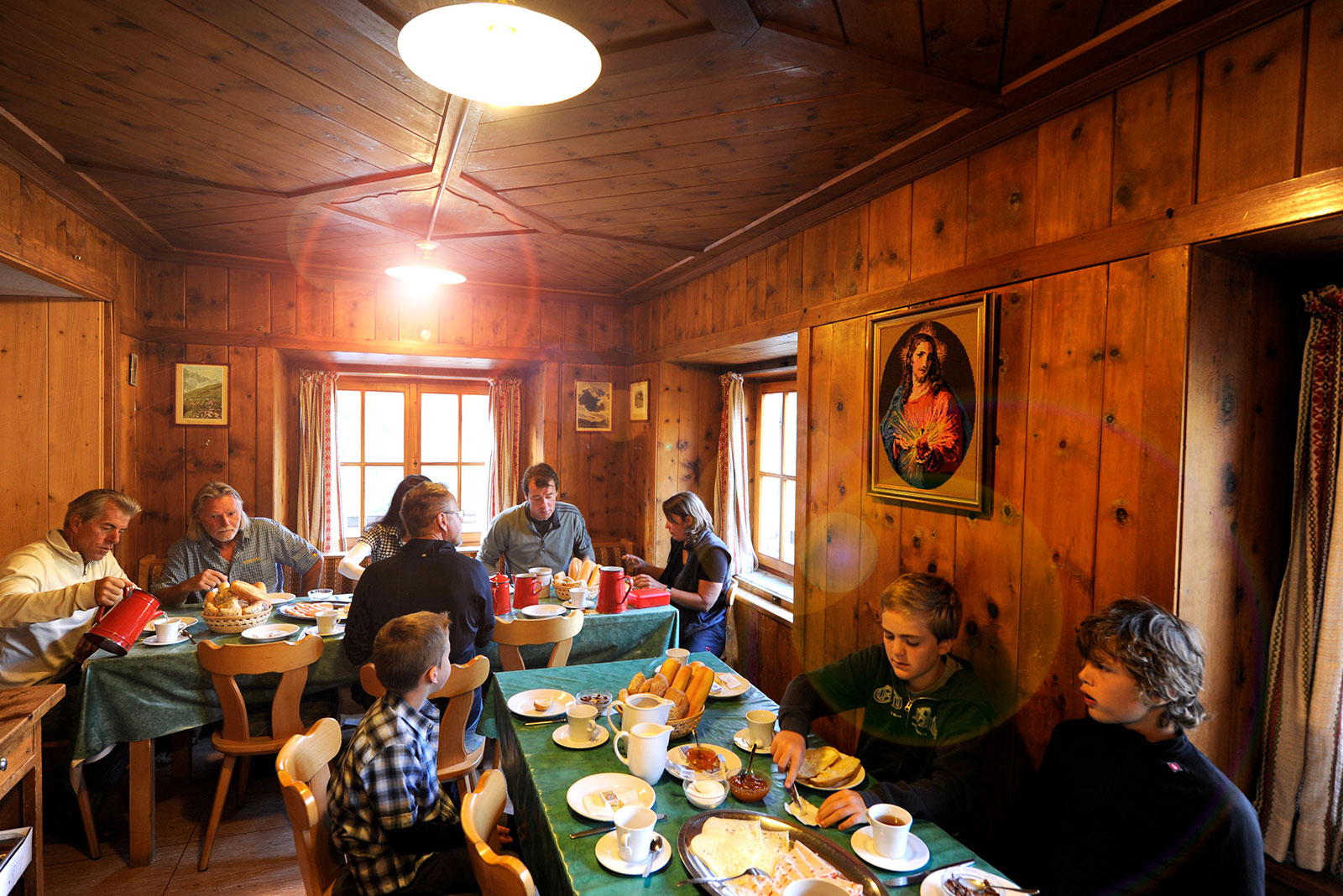 Zufallhütte Martelltal Halbpension Hütte 
